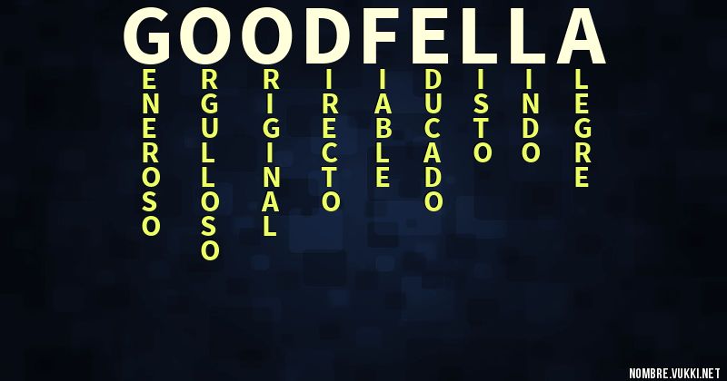 Acróstico goodfella