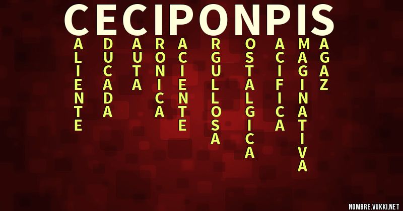 Acróstico ceciponpis