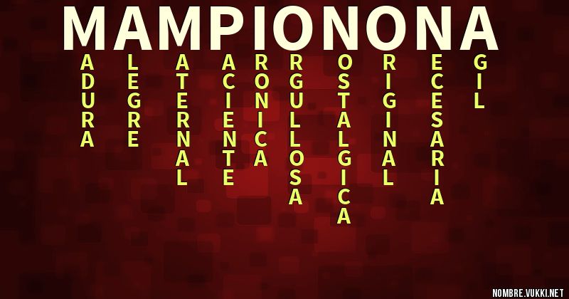 Acróstico mampionona