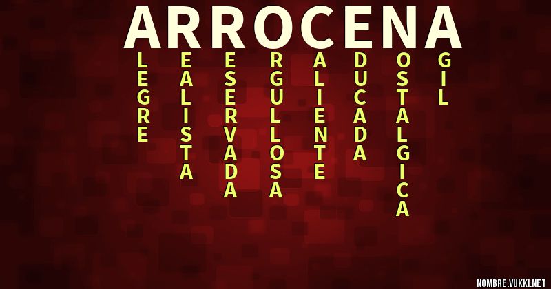 Acróstico arrocena