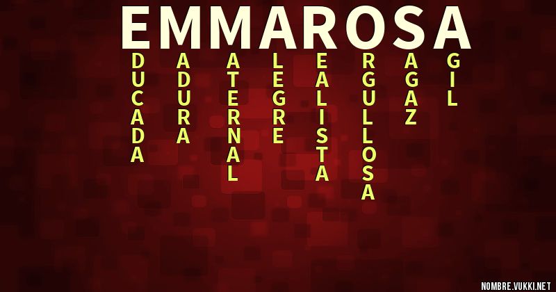 Acróstico emma rosa