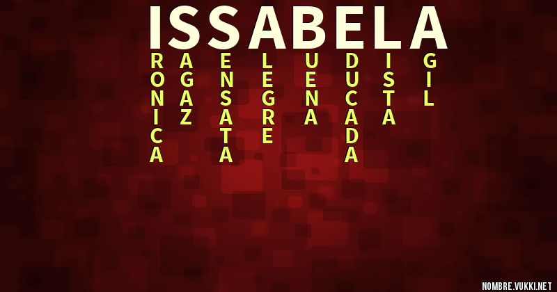 Acróstico issabela