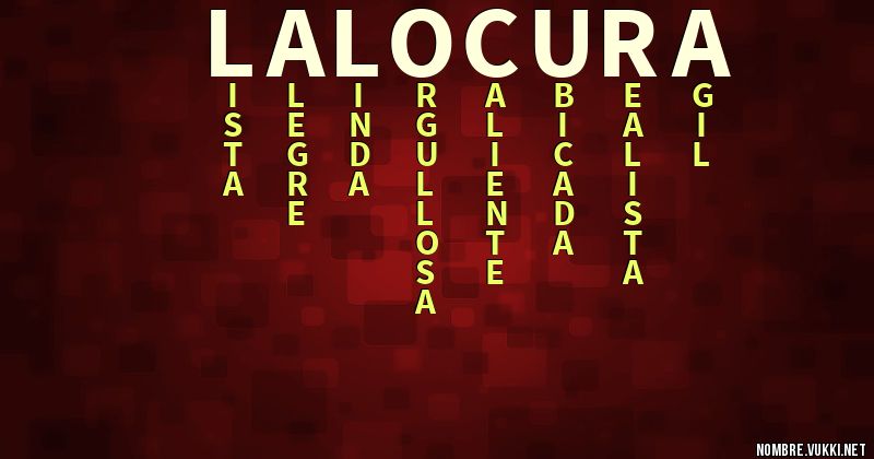 Acróstico la locura