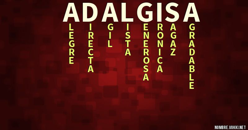 Acróstico adalgisa