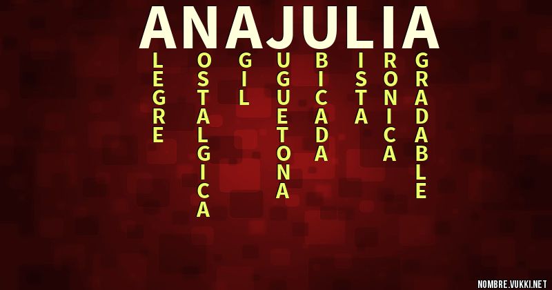 Que Significa Ana Julia