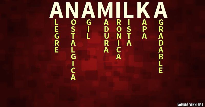 Acróstico ana milka