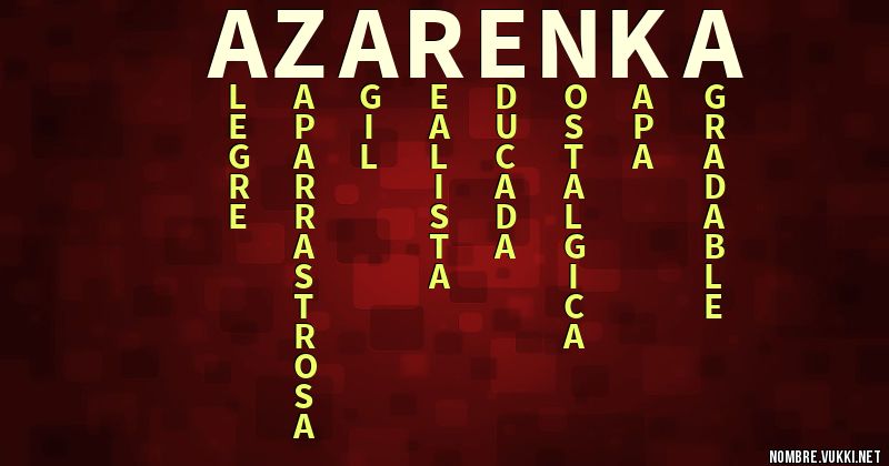 Acróstico azarenka