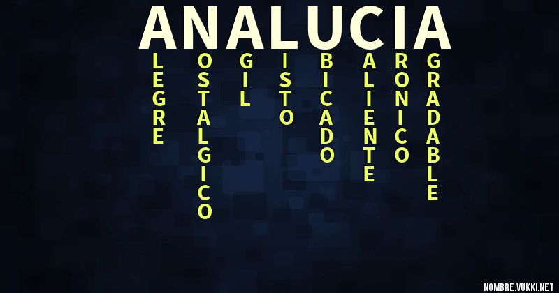 Acróstico ana lucia