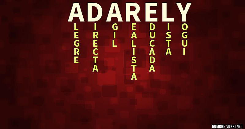 Acróstico adarely
