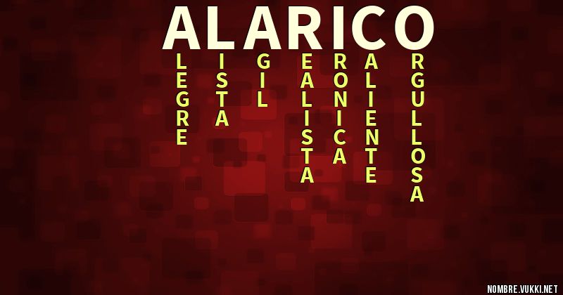 Acróstico alarico