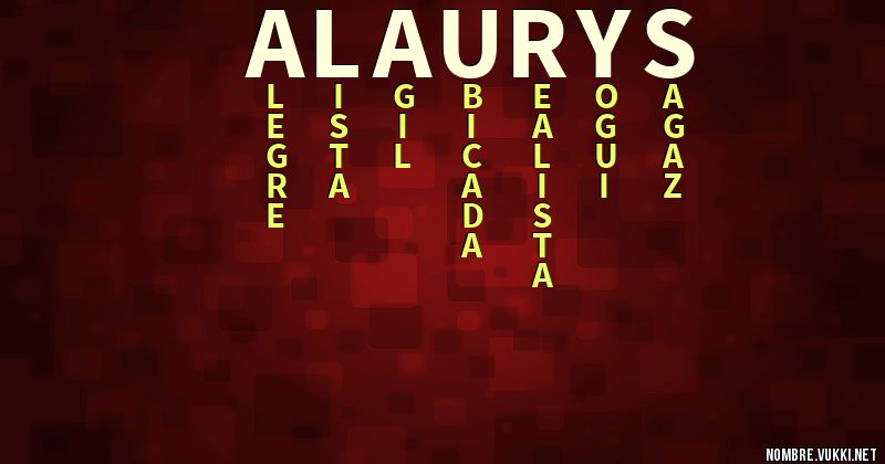 Acróstico alaurys