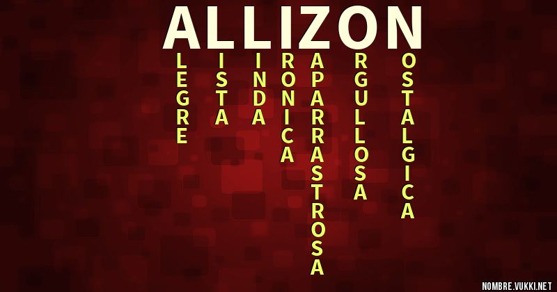 Acróstico allizon