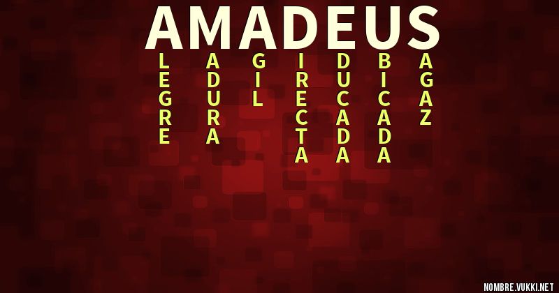 Acróstico amadeus