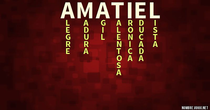 Acróstico amatiel