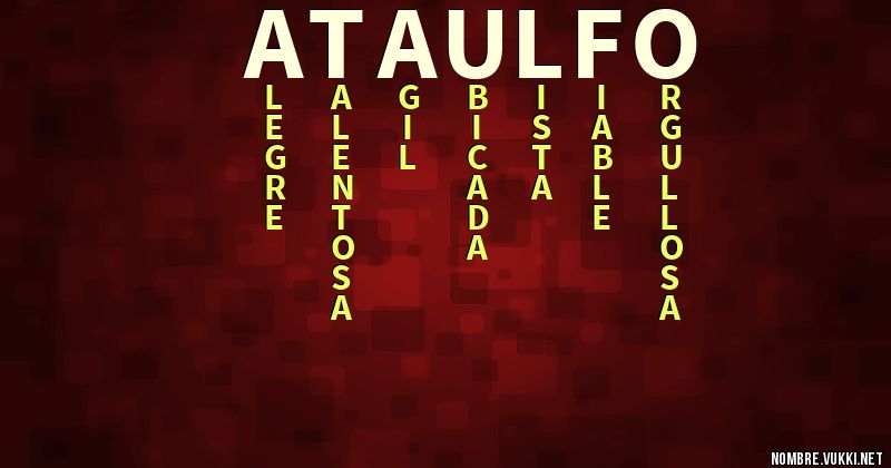 Acróstico ataulfo