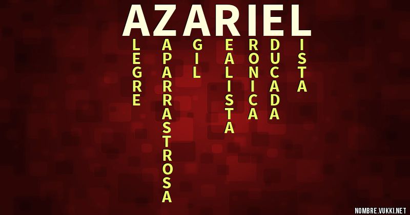 Acróstico azariel