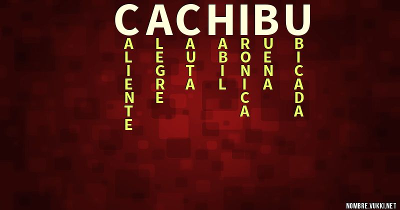 Acróstico cachibu