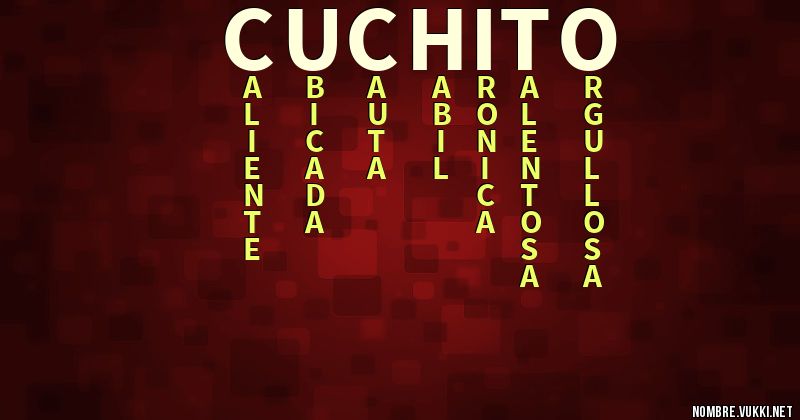 Acróstico cuchito