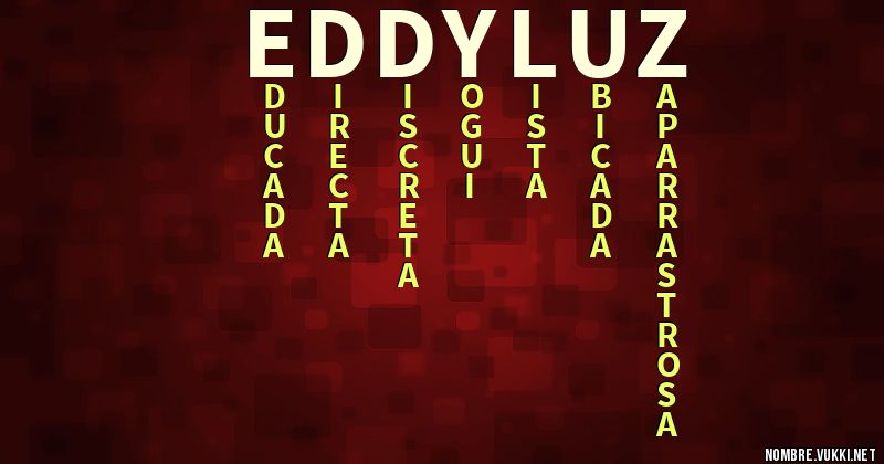 Acróstico eddy luz