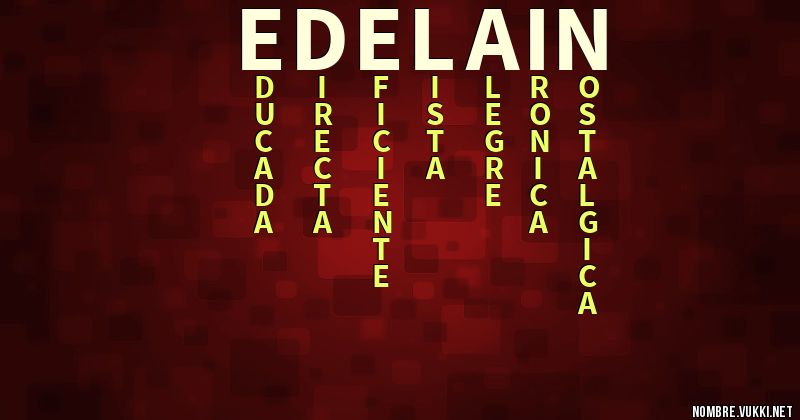 Acróstico edelain
