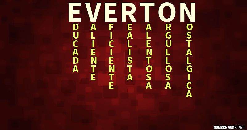 Acróstico everton