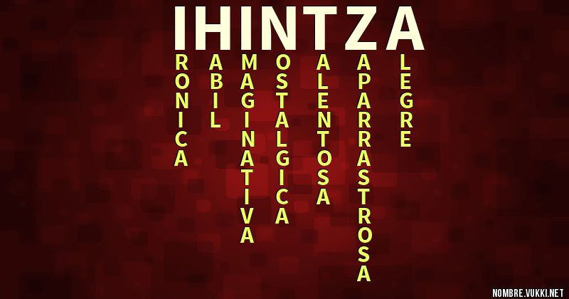 Acróstico ihintza