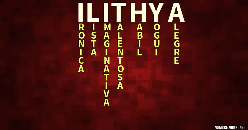 Acróstico ilithya