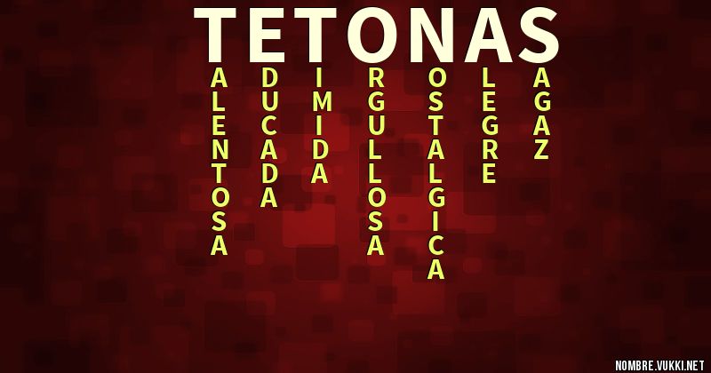 Acróstico tetonas