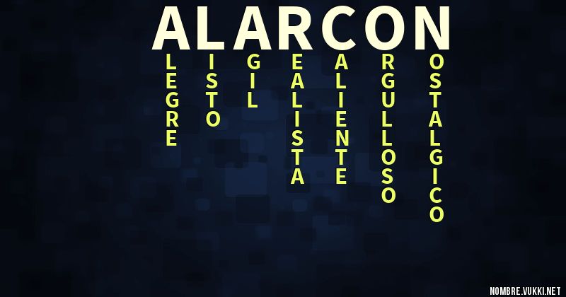 Acróstico alarcon