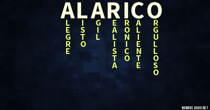 Acróstico alarico