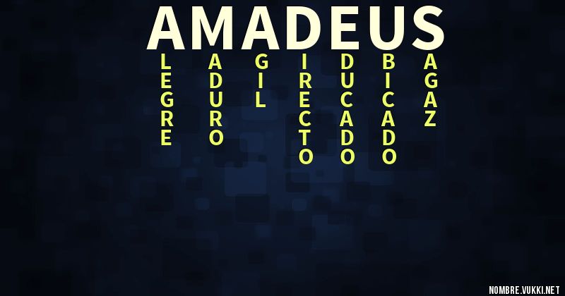 amadeus name meaning