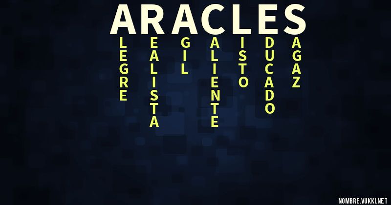 Acróstico aracles