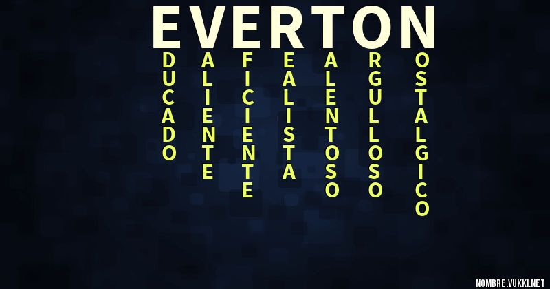 Acróstico everton