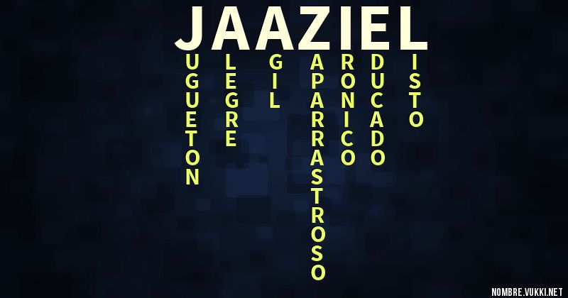 Acróstico jaaziel