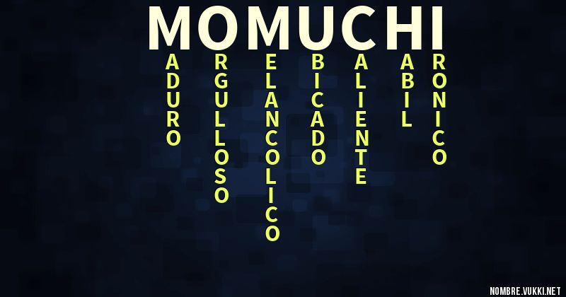 Acróstico momuchi