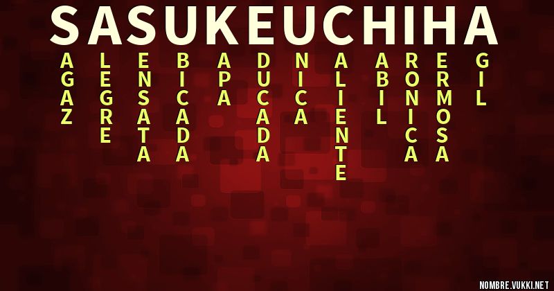 Acróstico sasuke uchiha