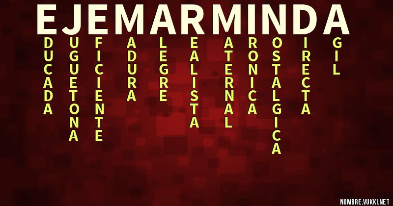 Acróstico ejem: arminda
