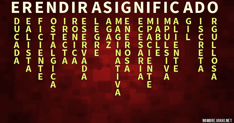 Acróstico erendira significado