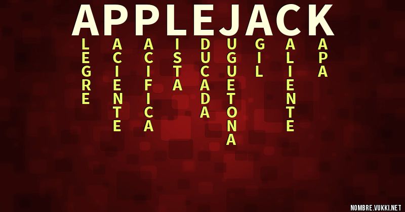 Acróstico applejack
