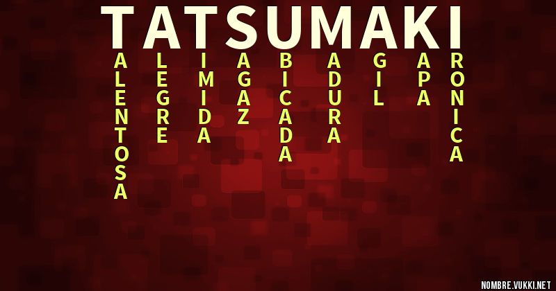 Acróstico tatsumaki