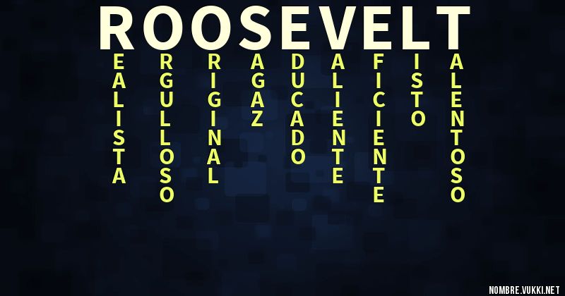Acróstico roosevelt
