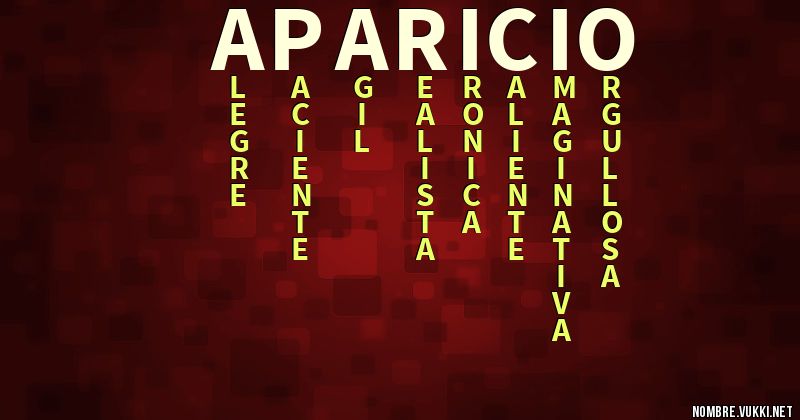 Acróstico aparicio