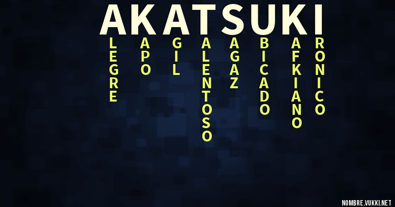 Acróstico akatsuki