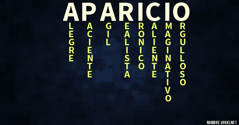 Acróstico aparicio