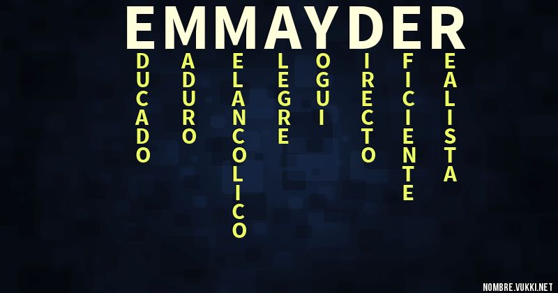 Acróstico emmayder