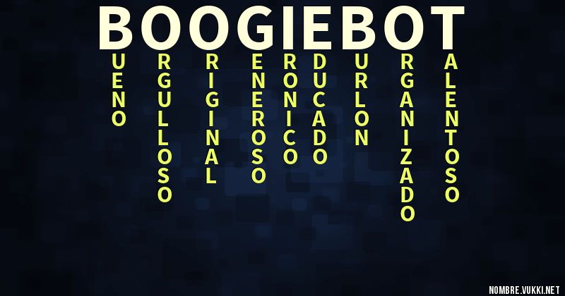 Acróstico boogie bot
