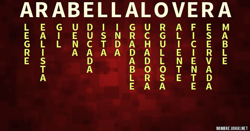 Acróstico arabella lovera