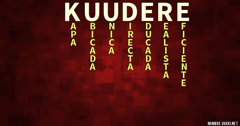 Acróstico kuudere