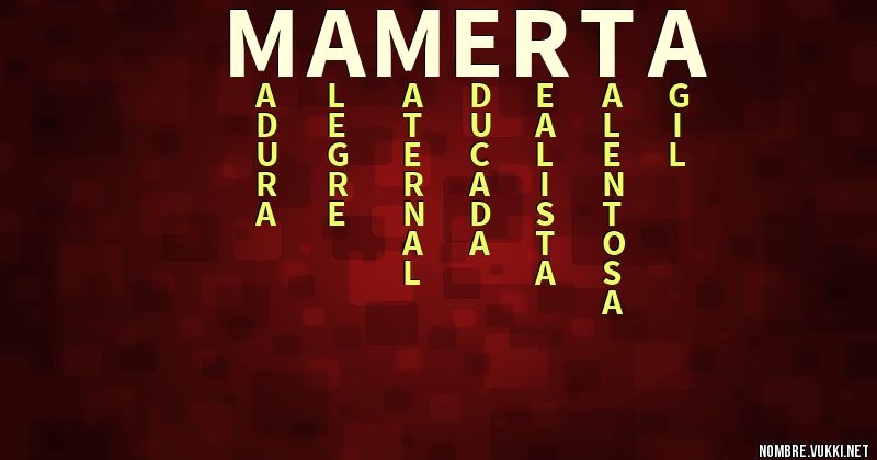 Acróstico mamerta