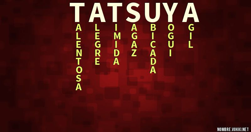 Acróstico tatsuya